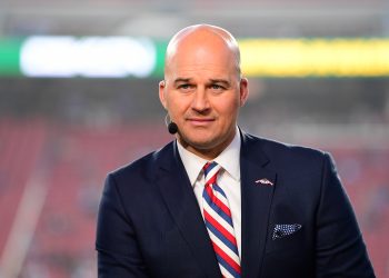 Santa Clara, CA - November 12, 2018 - Levi's Stadium: Matt Hasselbeck on the set of Monday Night Countdown
(Photo by Scott Clarke / ESPN Images)