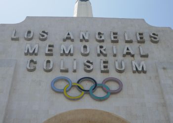 2XRJYM8 Los Angeles, California, USA 9th August 2024 LA Memorial Coliseum where 1932 and 1984 Olympics were held and soon the LA 2028 Olympics on August 9, 2024 in Los Angeles, California, USA. Photo by Barry King/Alamy Stock Photo
