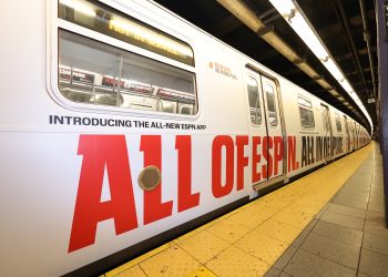 New York, NY - August 21, 2025: E-Train Takeover during the 2025 Direct to Consumer Launch in New York City.
(Photo by Marcus Stevens / ESPN Images)