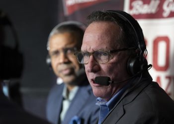 Philadelphia, PA - October 3, 2023 - Citizens Bank Park : David Cone at the 2023 National League Wild Card game.
(Photo by Ben Solomon / ESPN Images)