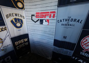 Bronx, NY - March 27, 2025 - Yankee Stadium: Broadcast booth during the regular season Opening Day game.
(Photo by Allen Kee / ESPN Images)