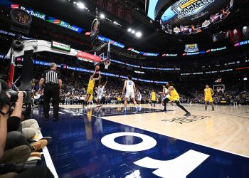 Washington, DC - February 21, 2026 - Capital One Arena: University of Michigan Wolverines and the Duke University Blue Devils during the 2026 Edward Jones Capital Showcase.
(Photo by Nick Wass / ESPN Images)