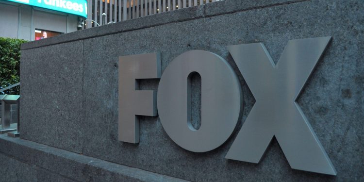 3CT13WF New York, United States. 03rd Oct, 2025. Fox News studios is seen at the News Corp. Building in Manhattan, New York City. (Photo by Jimin Kim/SOPA Images/Sipa USA) Credit: Sipa USA/Alamy Live News