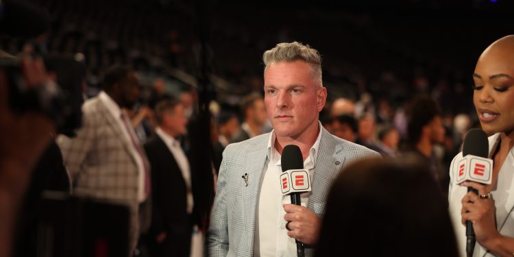 New York, NY - June 8, 2026 - Madison Square Garden: Pat McAfee during game three of the 2026 NBA Finals.
(Photo by Marcus Stevens / ESPN Images)