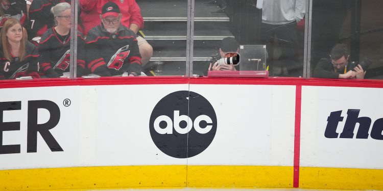 Raleigh, NC - June 2, 2026 - Lenovo Center: ABC Pearl logo during game one of the 2026 Stanley Cup Final.
(Photo by Phil Ellsworth / ESPN Images)