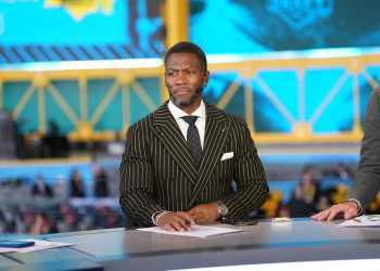 Pittsburgh, PA - April 24, 2026 - Acrisure Stadium: Ryan Clark on the set of NFL Live during the 2026 NFL Draft.
(Photo by Al Powers / ESPN Images)
