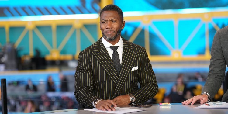 Pittsburgh, PA - April 24, 2026 - Acrisure Stadium: Ryan Clark on the set of NFL Live during the 2026 NFL Draft.
(Photo by Al Powers / ESPN Images)