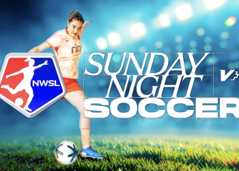 Still from a promo for the NWSL on Victory+. (YouTube)