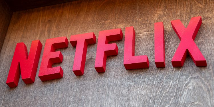 The Netflix logo pictured outside of Citizens Bank Park in Philadelphia, Pa. Courtesy: Derek Futterman, Sports Media Watch