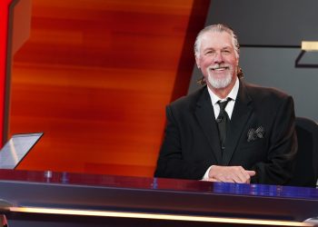 Bristol, CT - April 30, 2019 - Studio F: Barry Melrose on the set of Daily Wager.
(Photo by Melissa Rawlins / ESPN Images)