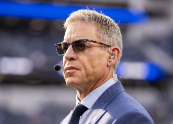 Inglewood, CA - October 12, 2026 - SoFi Stadium: Troy Aikman prior to a regular season Monday Night Football game.
(Photo by Phil Ellsworth / ESPN Images)