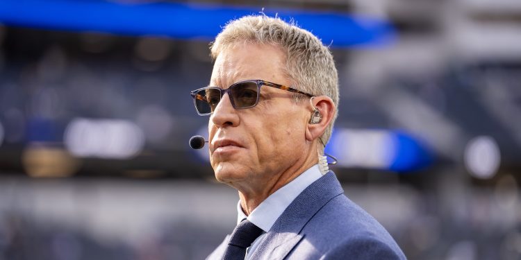 Inglewood, CA - October 12, 2026 - SoFi Stadium: Troy Aikman prior to a regular season Monday Night Football game.
(Photo by Phil Ellsworth / ESPN Images)