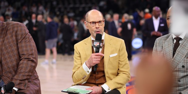 New York, NY - June 8, 2026 - Madison Square Garden: Ernie Johnson on the set of Inside the NBA prior to game three of the 2026 NBA Finals.
(Photo by Marcus Stevens / ESPN Images)